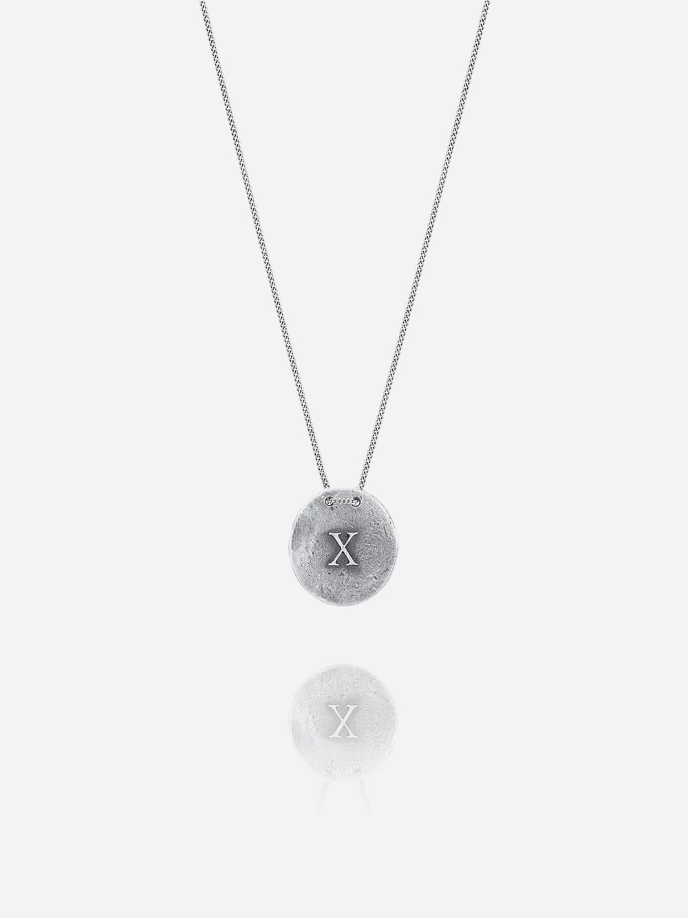 Silver X Necklace