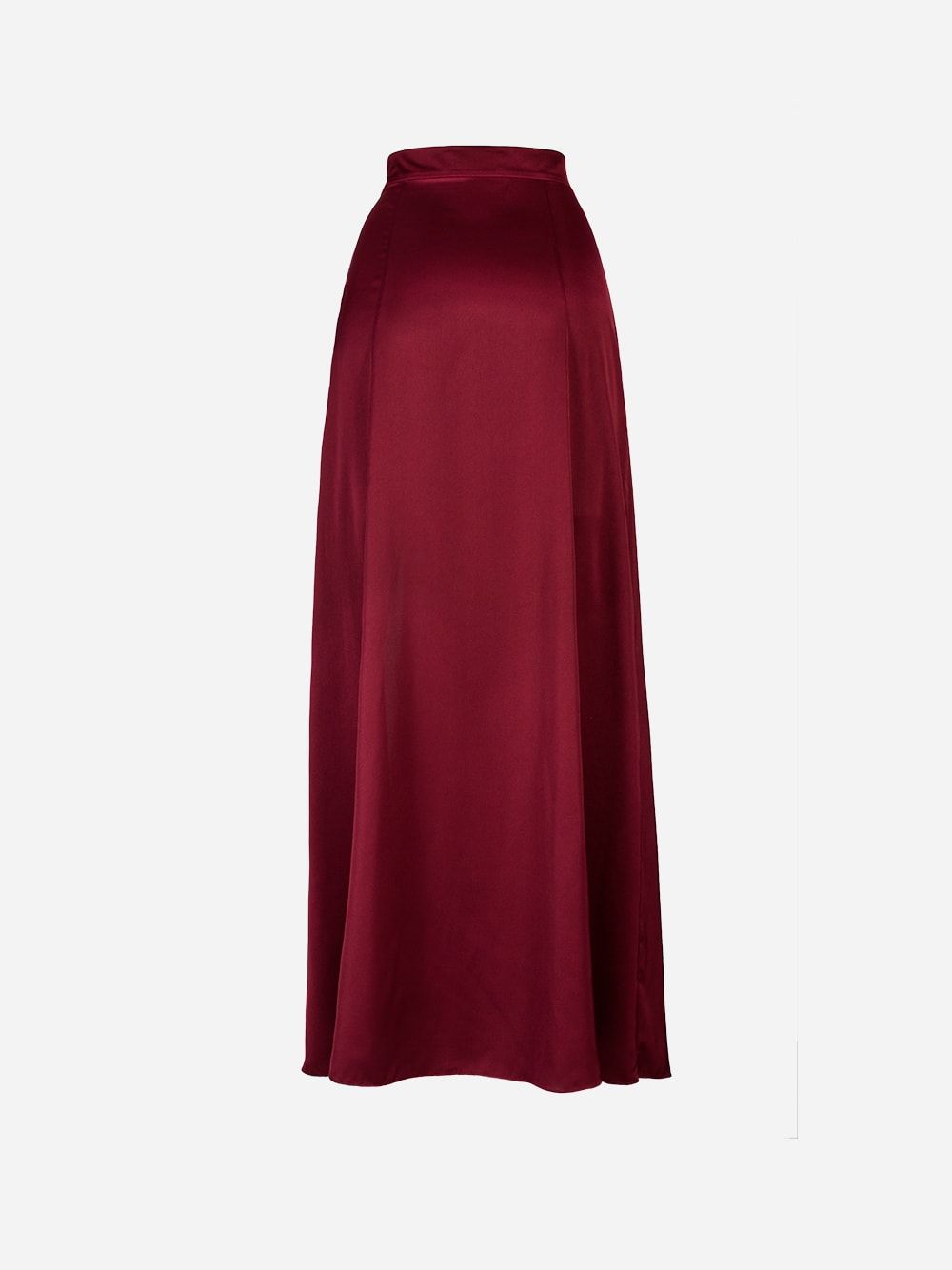 Burgundy Long Skirt | Cleonice