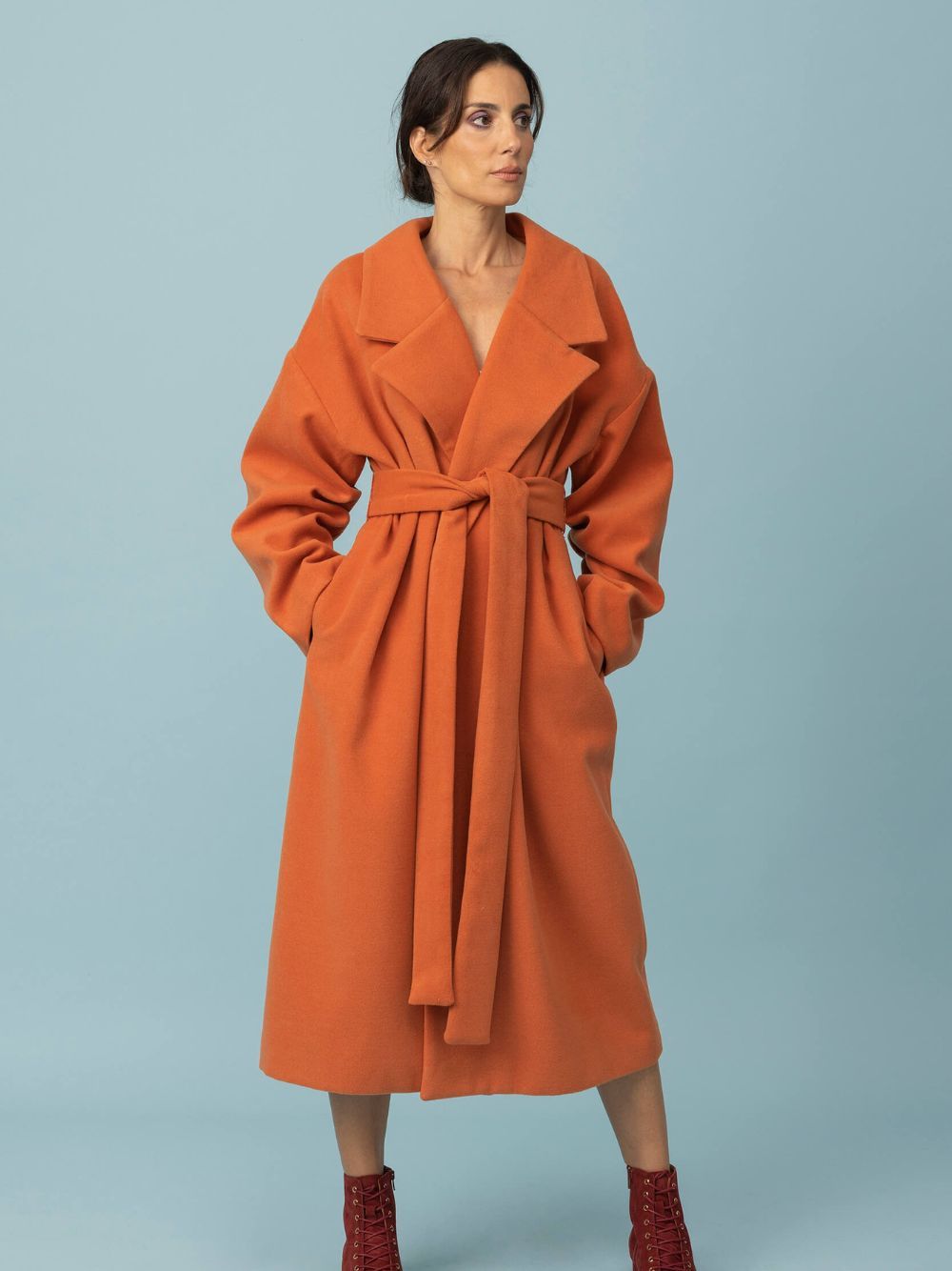Orange Frederica Coat