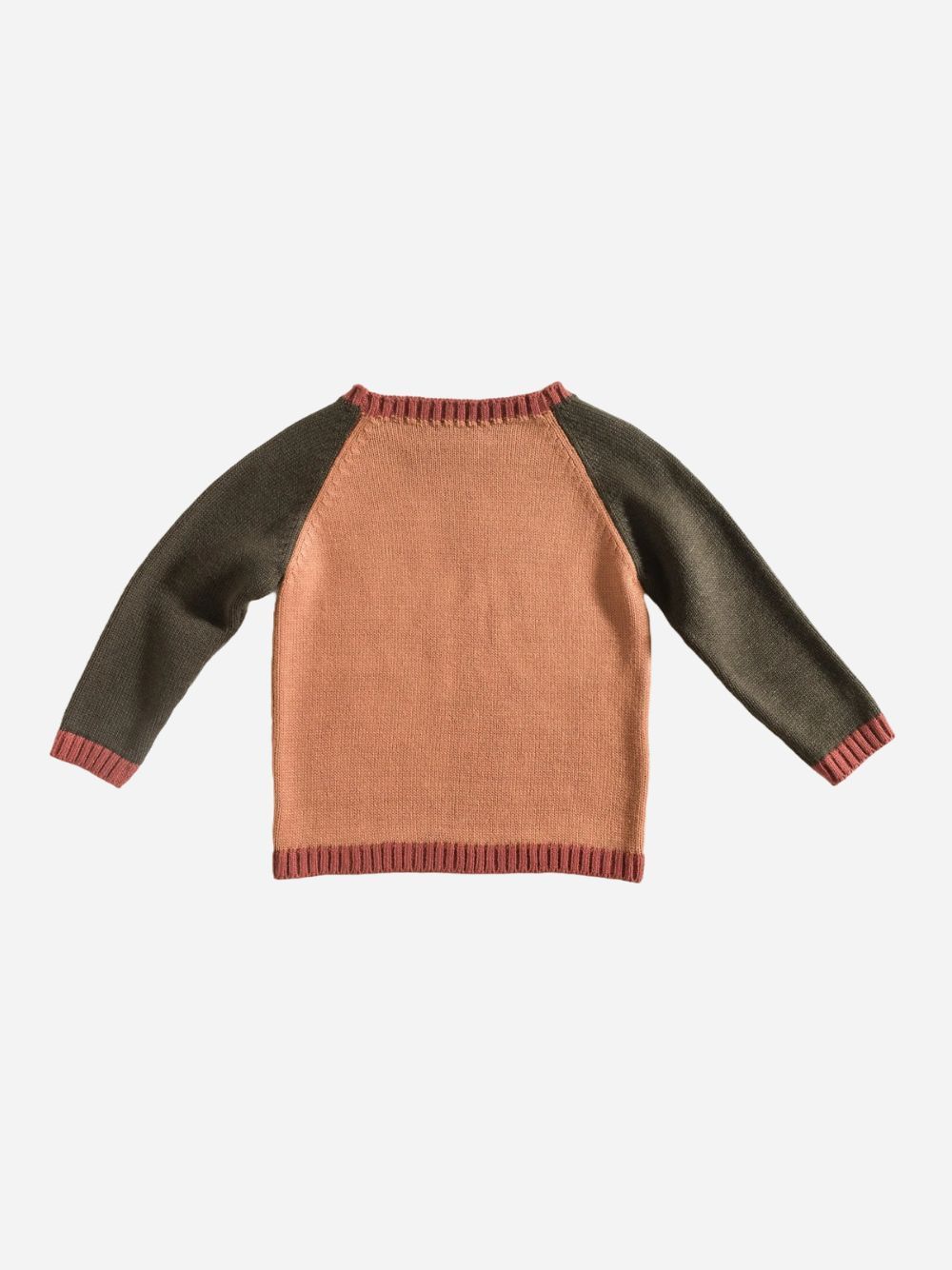 Sweater / Ochre-Green-Mahogany