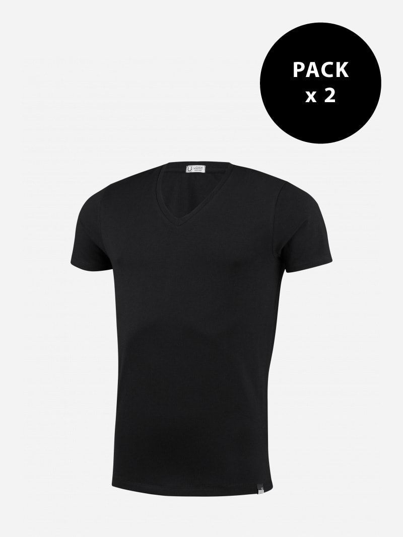 Pack 2 t-shirts v-neck | Uomm