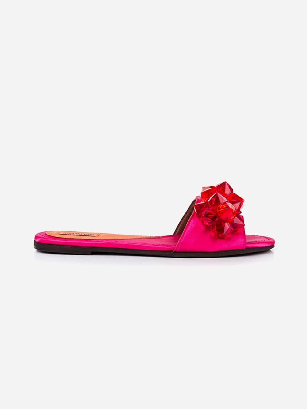 Frida Red Stones Slippers | Friendly Fire