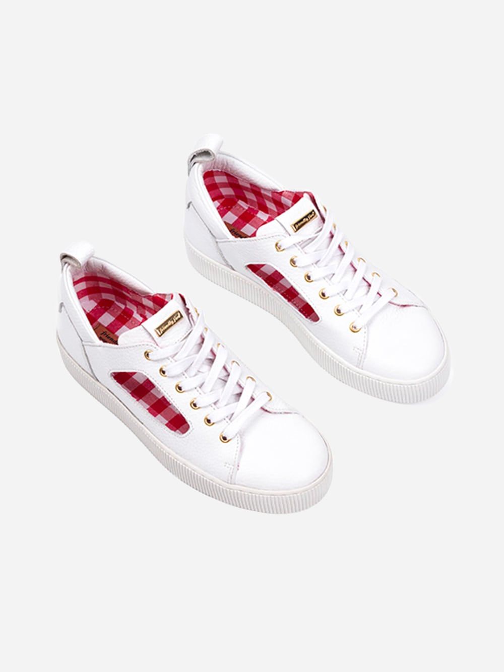 Gala High-Top Gingham Sneakers | Friendly Fire