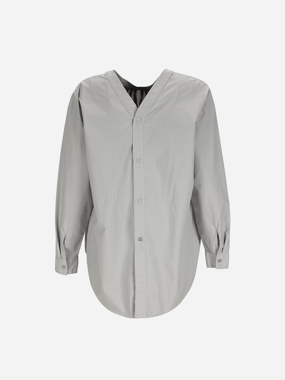 Grey Popeline Shirt | Meam 