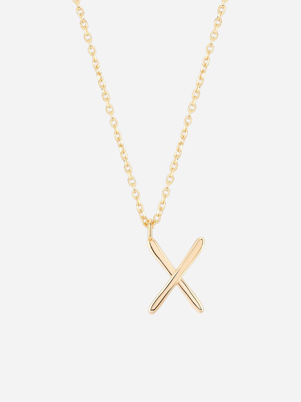 Necklace Letter X | Wonther