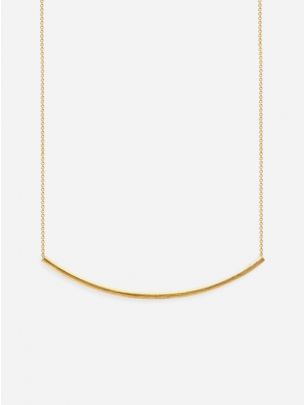 Colar Linear Arco Dourado | Coquine Jewelry