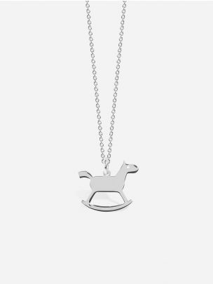 Silver Necklace Little Horse | Coquine Jewelry