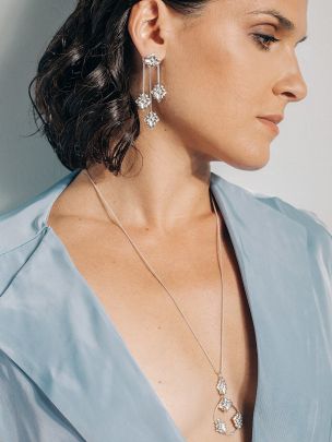 Silver Pendant Earrings | Joana Mota Capitão