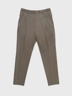 Calças Olive Double Pleat Tapered 