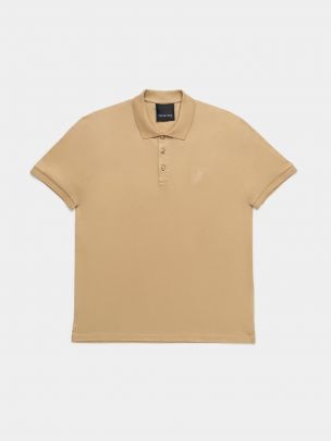 Polo Beige Classic Embroidery Heart Jersey 