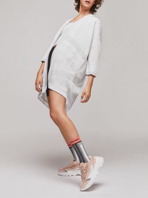 Kimono Branco em Malha Jacquard | Susana Bettencourt