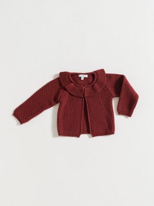 CARDIGAN / BURGUNDY | Grace Baby and Child