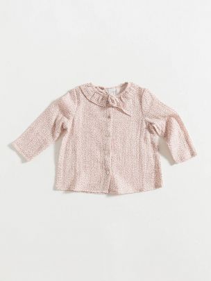 BLOUSE / PINK FLOWERS GAUZE | Grace Baby and Child