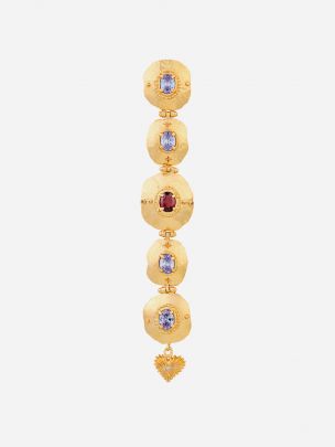 Beauty Queen Heart XL Earring – Single Earring