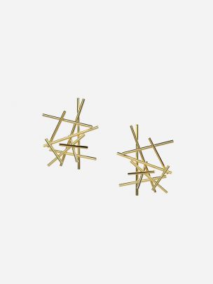 Nest Gold Plated Earrings | Ana João Jewelry