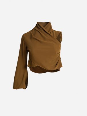 Brown Terra Blouse | Carolina Machado