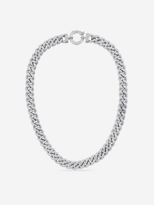 Colar Chunky Prateado