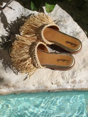 Sandalias Doradas Cambres | Entrudo