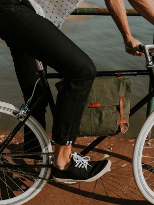 Mala Verde Mira para Bicicleta | Ideal & Co