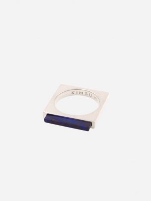 Quadrato Silver Ring | Kimsu