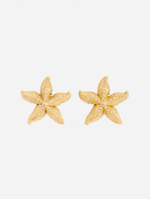 Giant Shiny Starfish Earrings