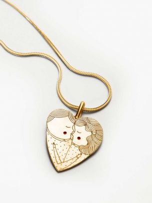 NÓS Golden Necklace ( medal + thread)