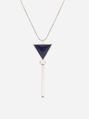 Triangolo Silver Necklace | Kimsu