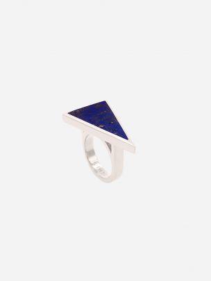 Triangolo Silver Ring | Kimsu