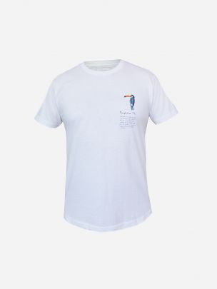 White T-shirt Toucan | Wiino