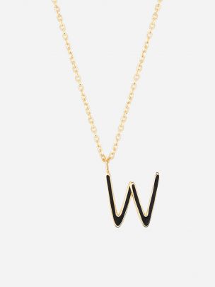 Necklace Letter W | Wonther