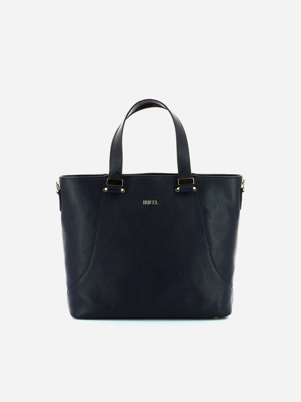 Blue Leather Shopper bag