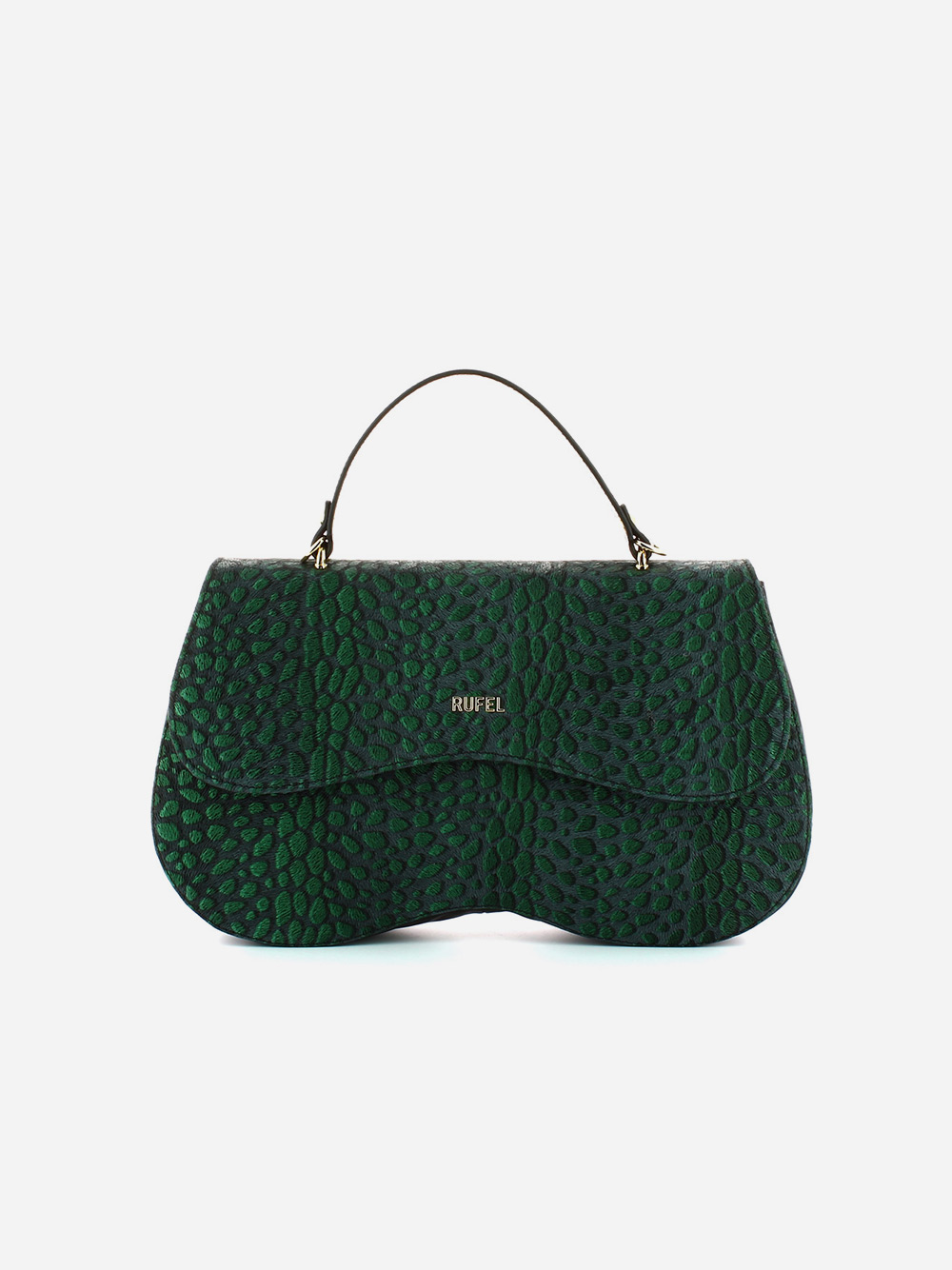 Green Leopard Handbag