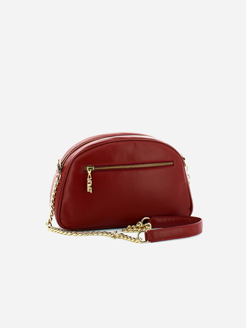 Red Padded Shoulder Bag