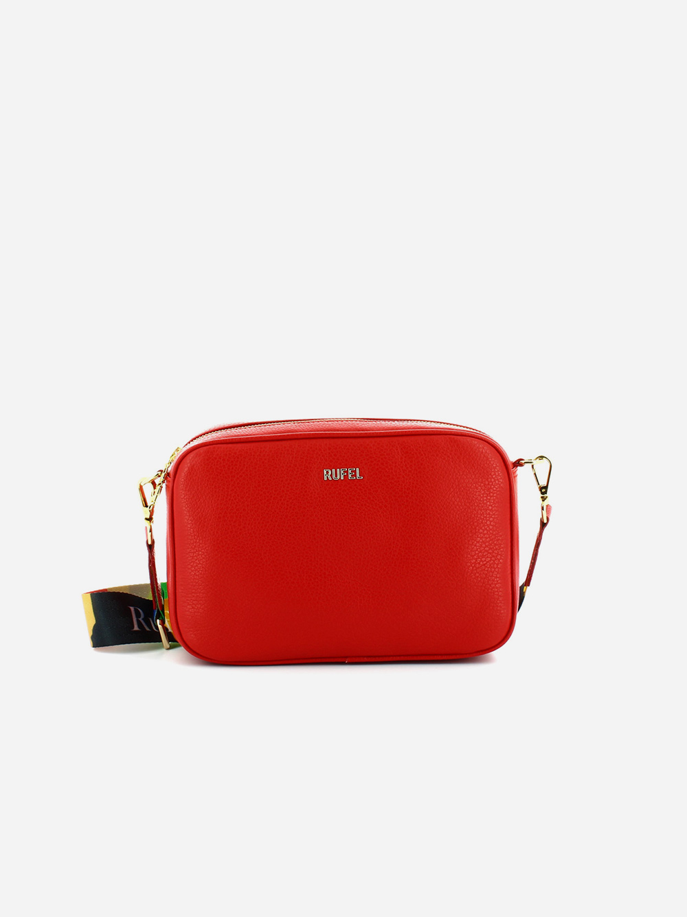 Red Leather Crossbody Bag